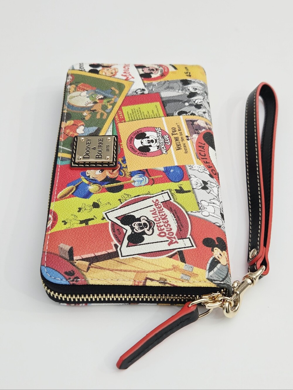 NEW DOONEY & BOURKE DISNEY THE MICKEY MOUSE CLUB 70TH ANNIVERSARY WALLET - Picture 3 of 10